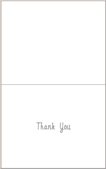 Inside The Thank You Card