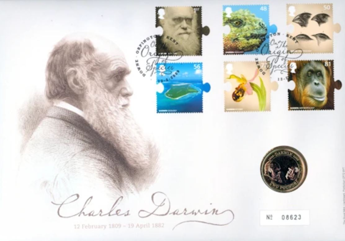 Darwin: Stamps and Coin