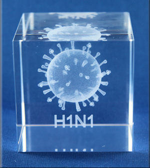 H1N1 Optical Cube