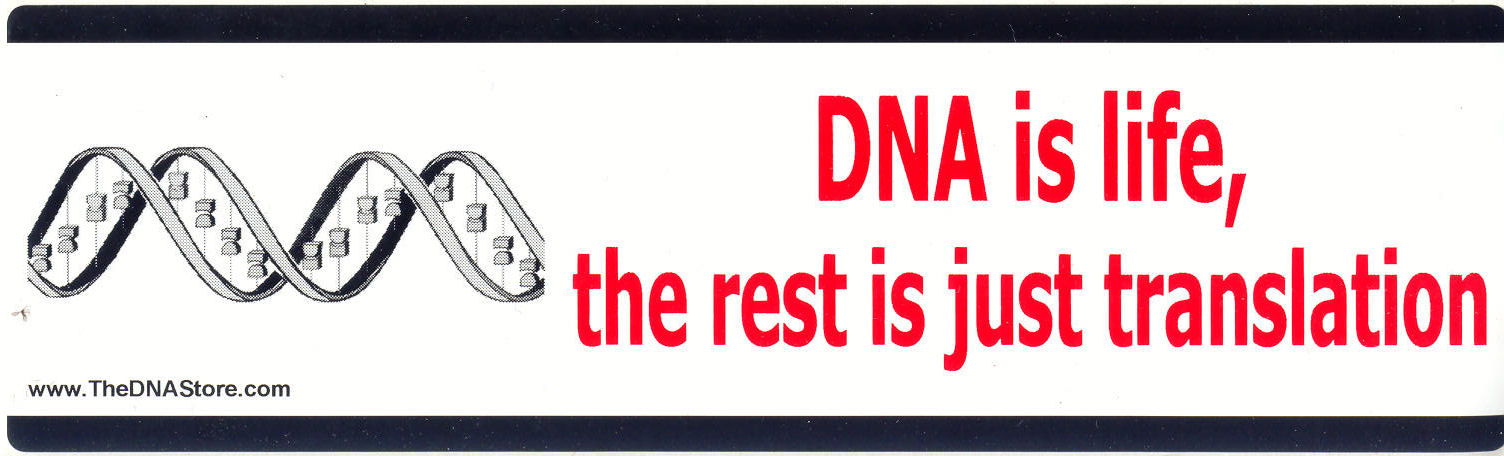 DNA Bumper Stickers