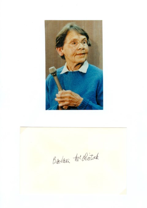 Barbara McClintock's Signature