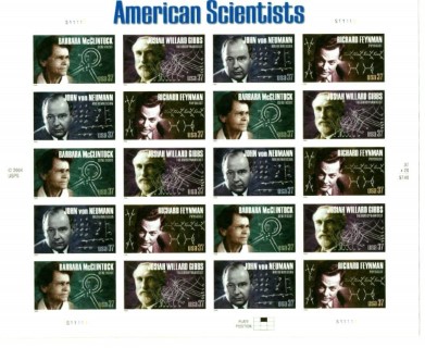 Barbara McClintock Stamp Sheet